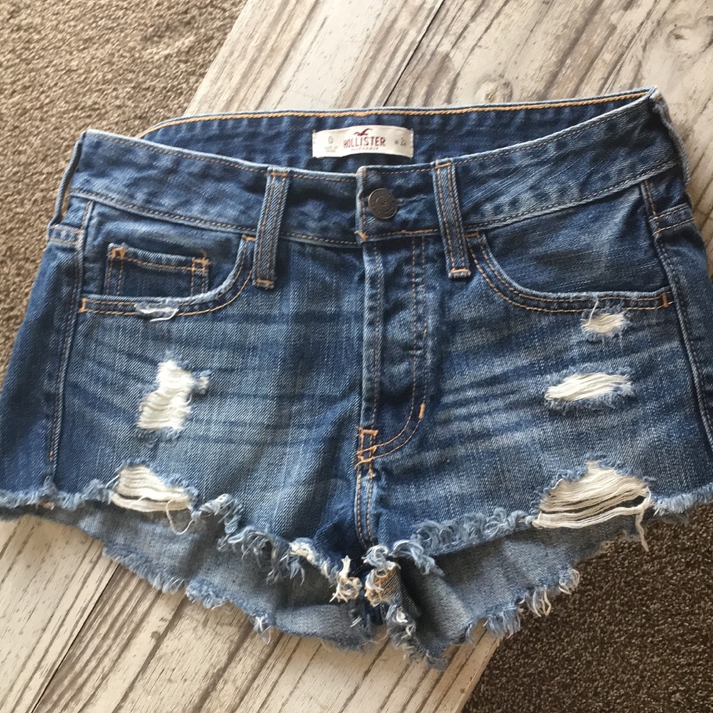 Hollister denim shorts